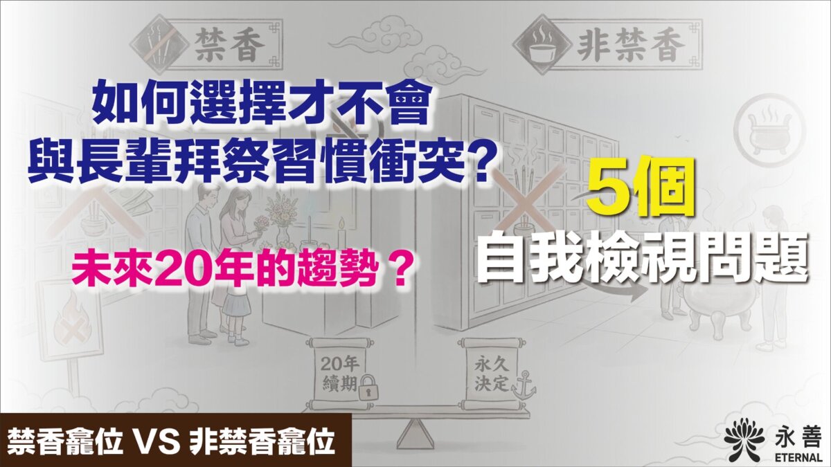 【禁香 vs 非禁香】食環署龕位怎麼選？曾咀拜祭規定與 5 條檢視問題